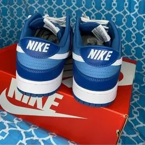 Nike | Shoes | Nike Dunk Low Mens Size 3 Dark Marina Blue 